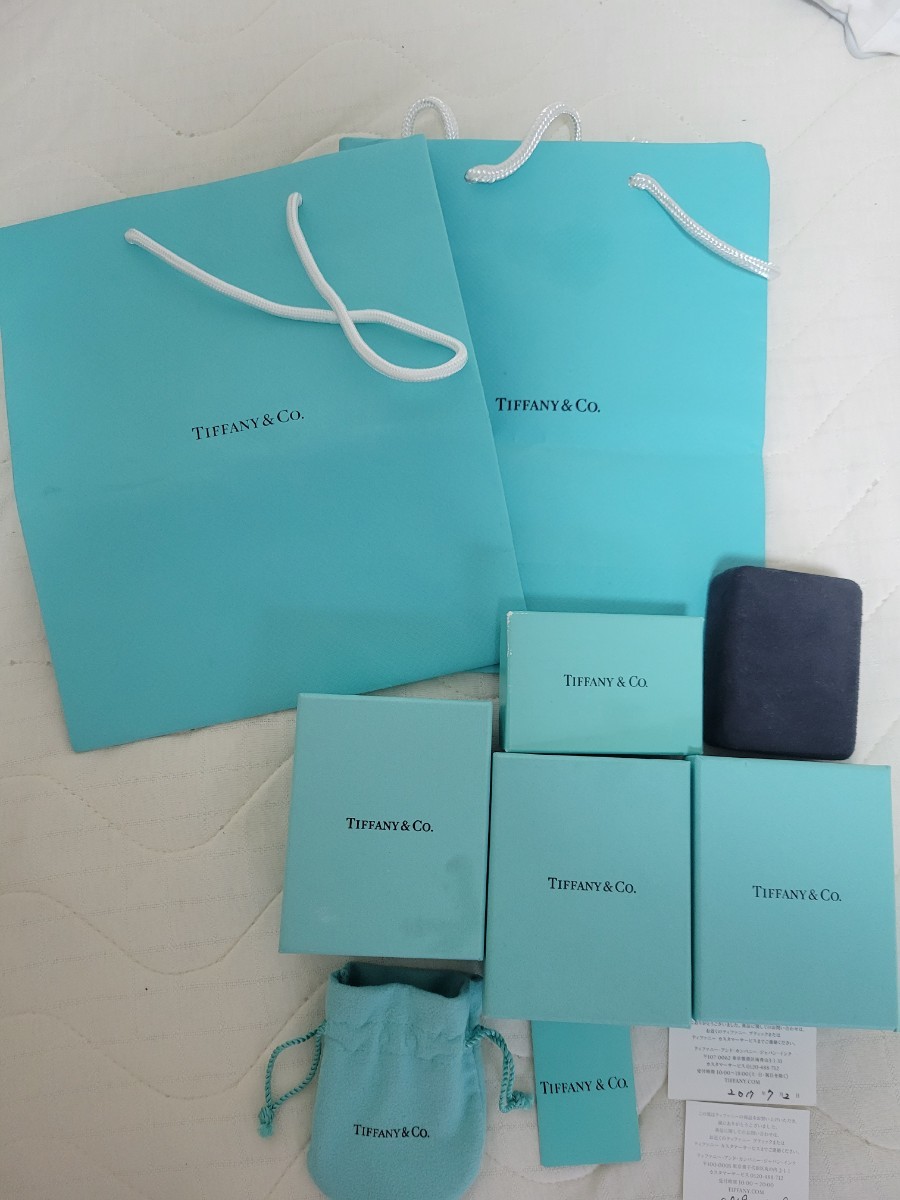 価値がわかる方必見 お買い得セット TIFFANY空箱 ジュエリーボックス