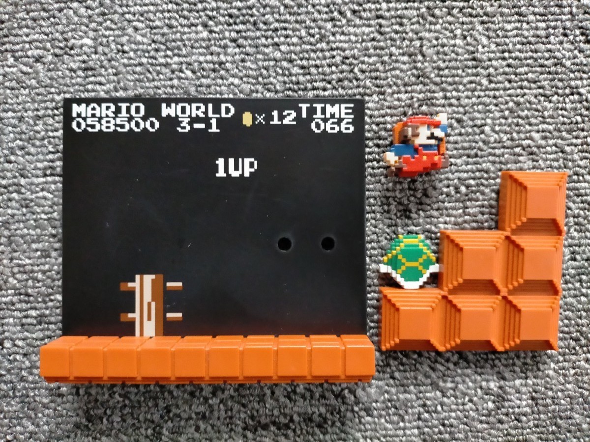 スーパーマリオブラザーズ ステージフィギュア レア 美品 ジオラマ