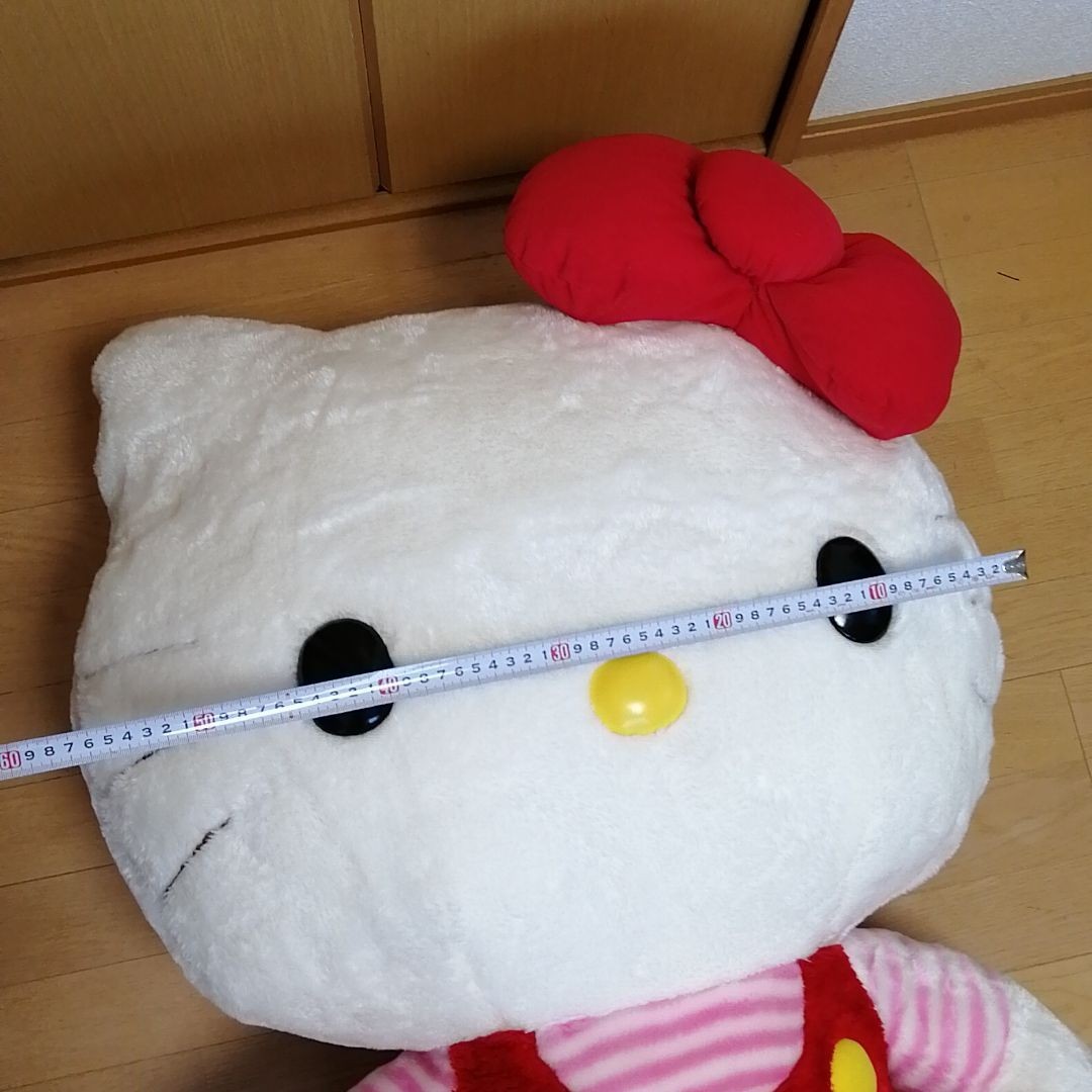 美品 特大4L ハローキティ ぬいぐるみ 4L キティちゃんぬいぐるみ BIG