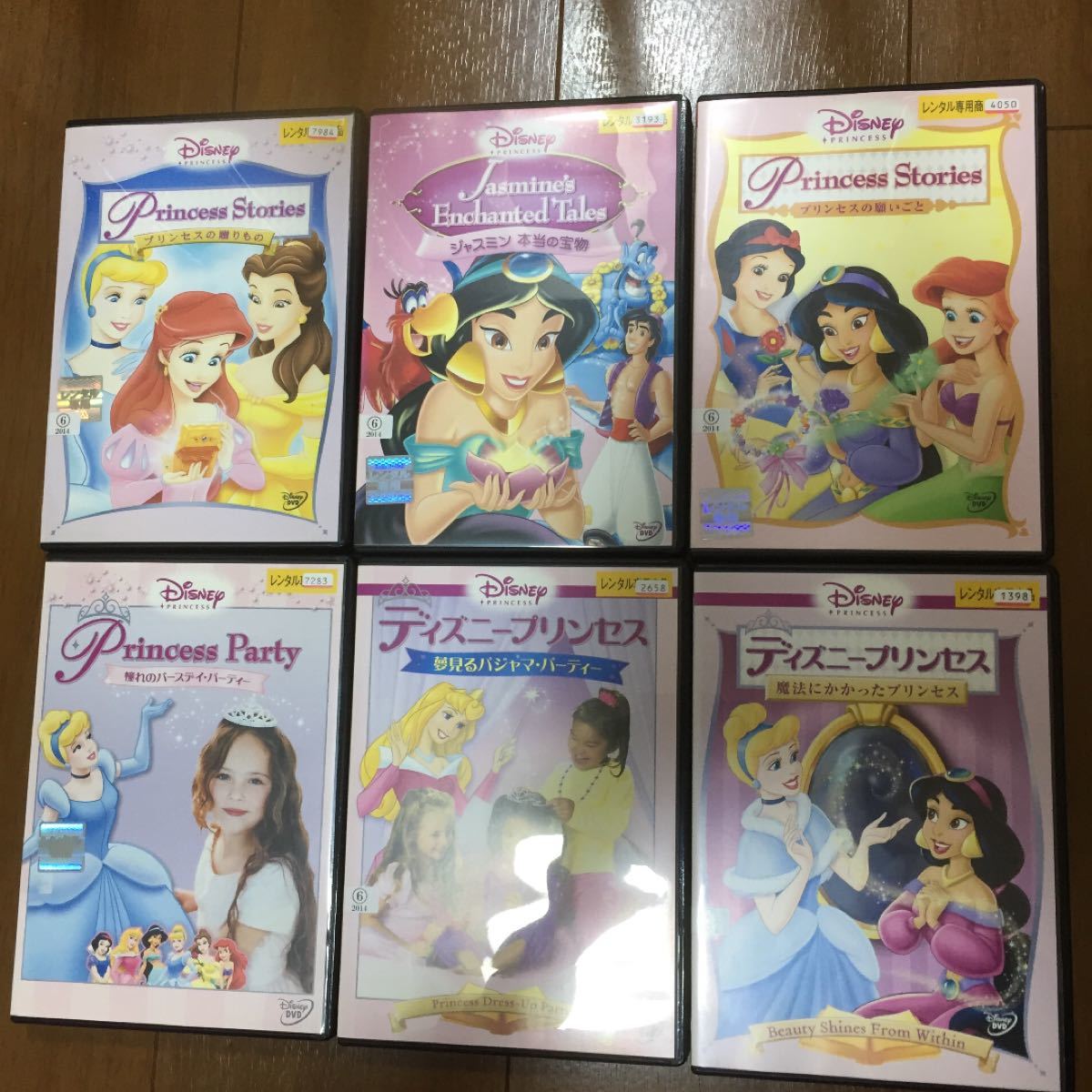 ディズニープリンセス DVD 6枚セット レンタルアップ品｜Yahoo!フリマ