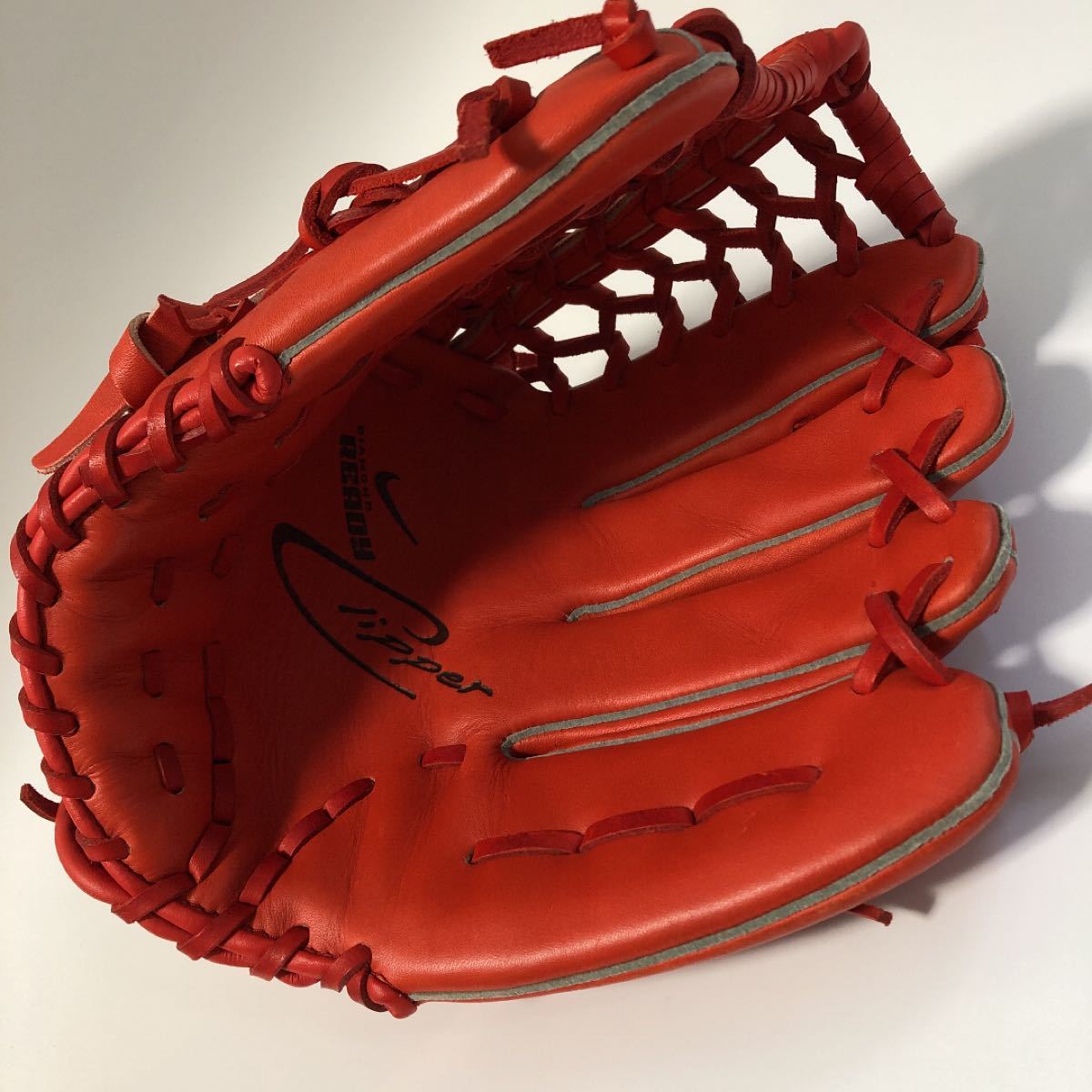 美品 ナイキ NIKE ダイヤモンド レディ クリッパー グローブ 軟式