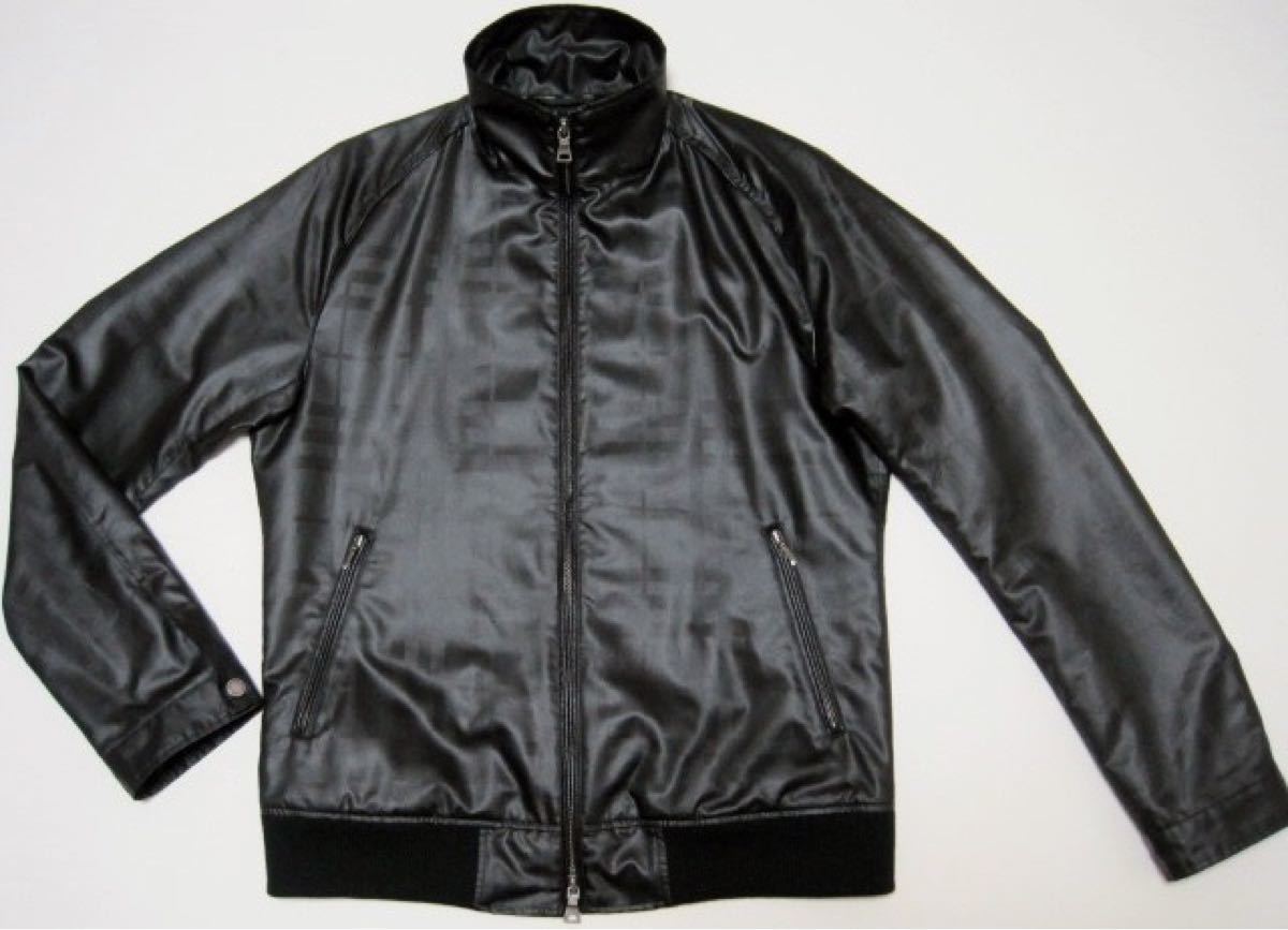 極美品 バーバリー ブラックレーベル 限定シャドーチェック柄トラック