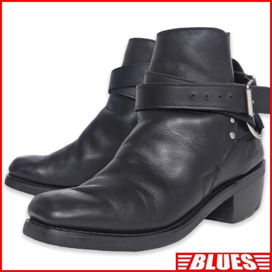 即決 HAWKINS 26cm レザーリングブーツ ホーキンス メンズ 黒