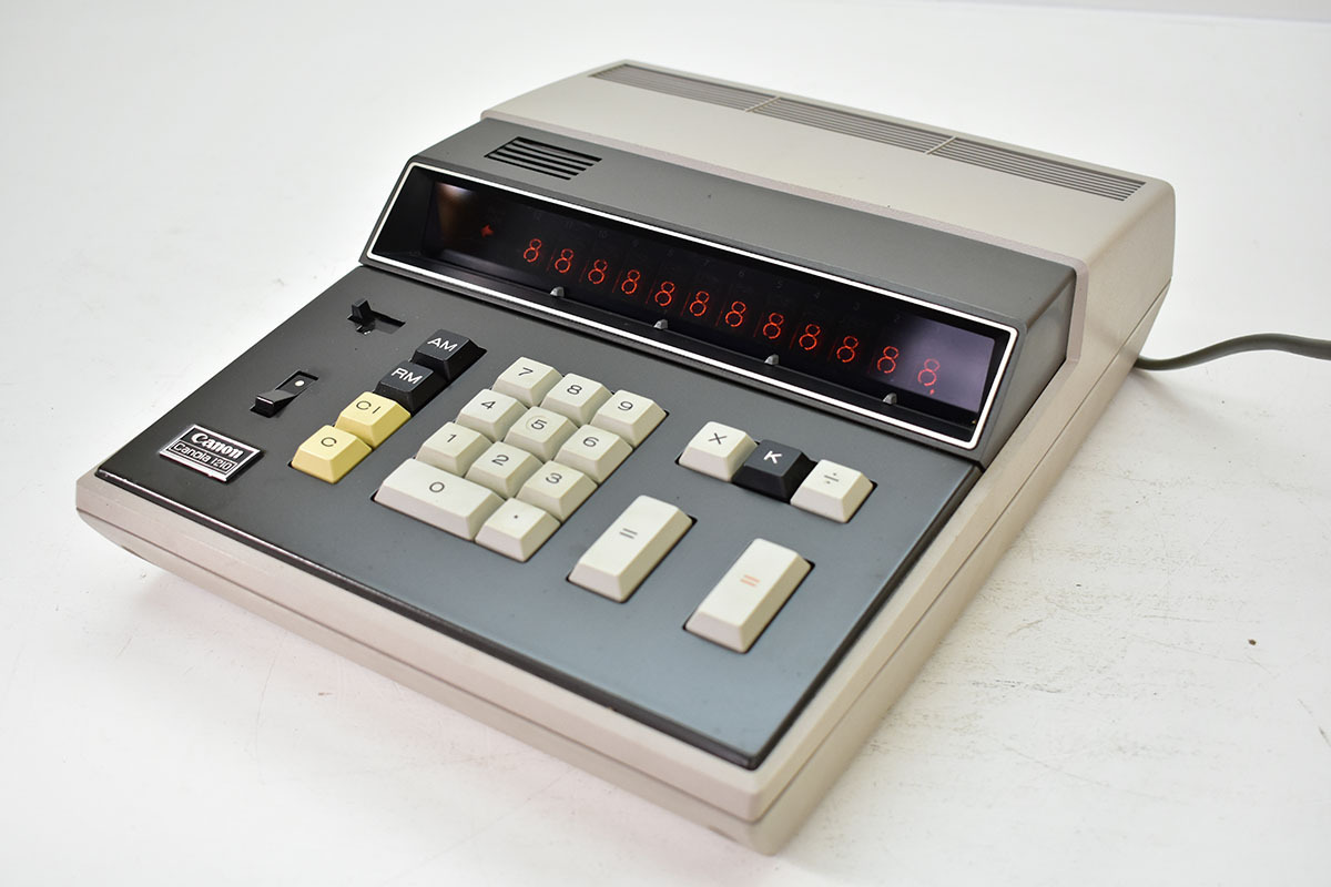 Yahoo!オークション - Canon Canola 1210 ニキシー管 12桁電卓 通電OK