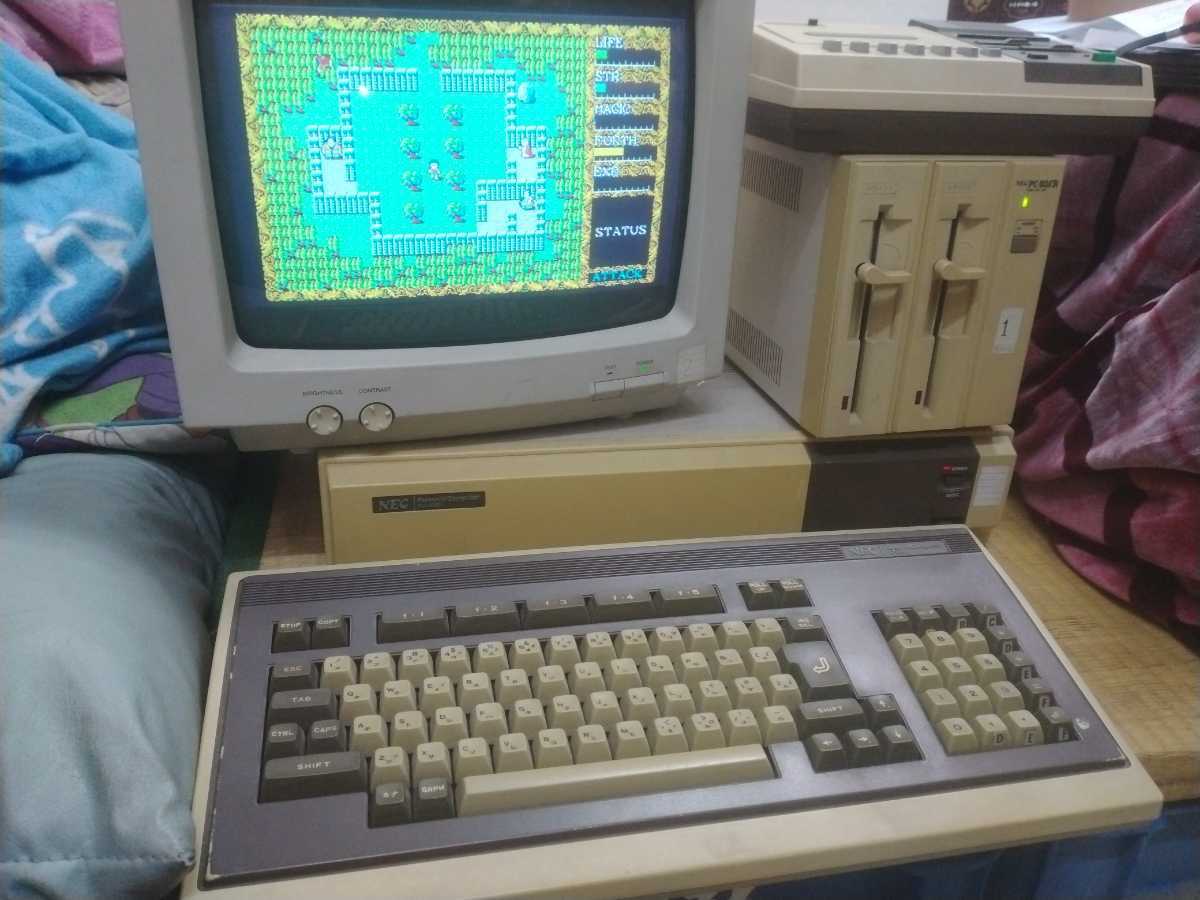 Yahoo!オークション - 初代 NEC PC-8801 実働 パソコン 本体＋キーボー