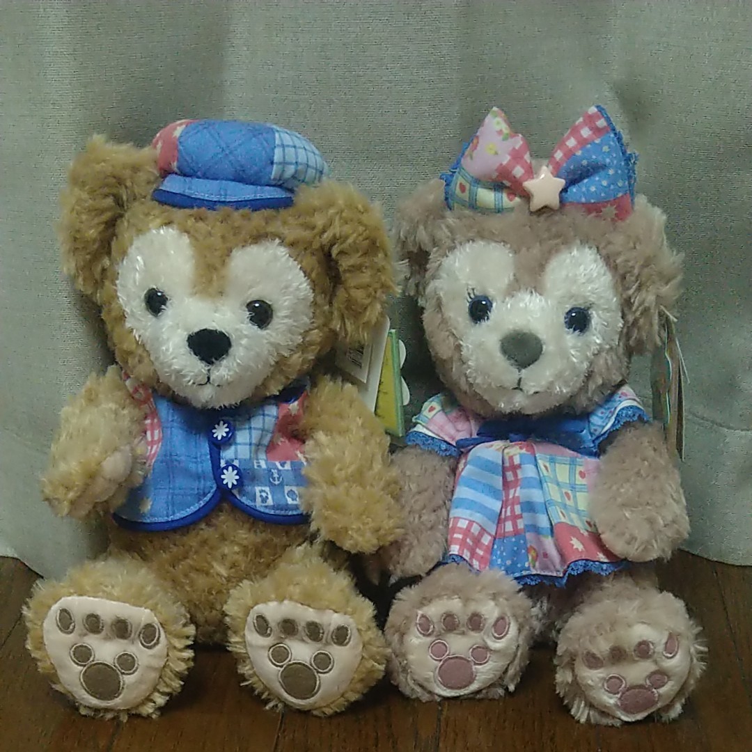 新品タグ付き東京ディズニーシー15周年ダッフィーシェリーメイSSサイズ