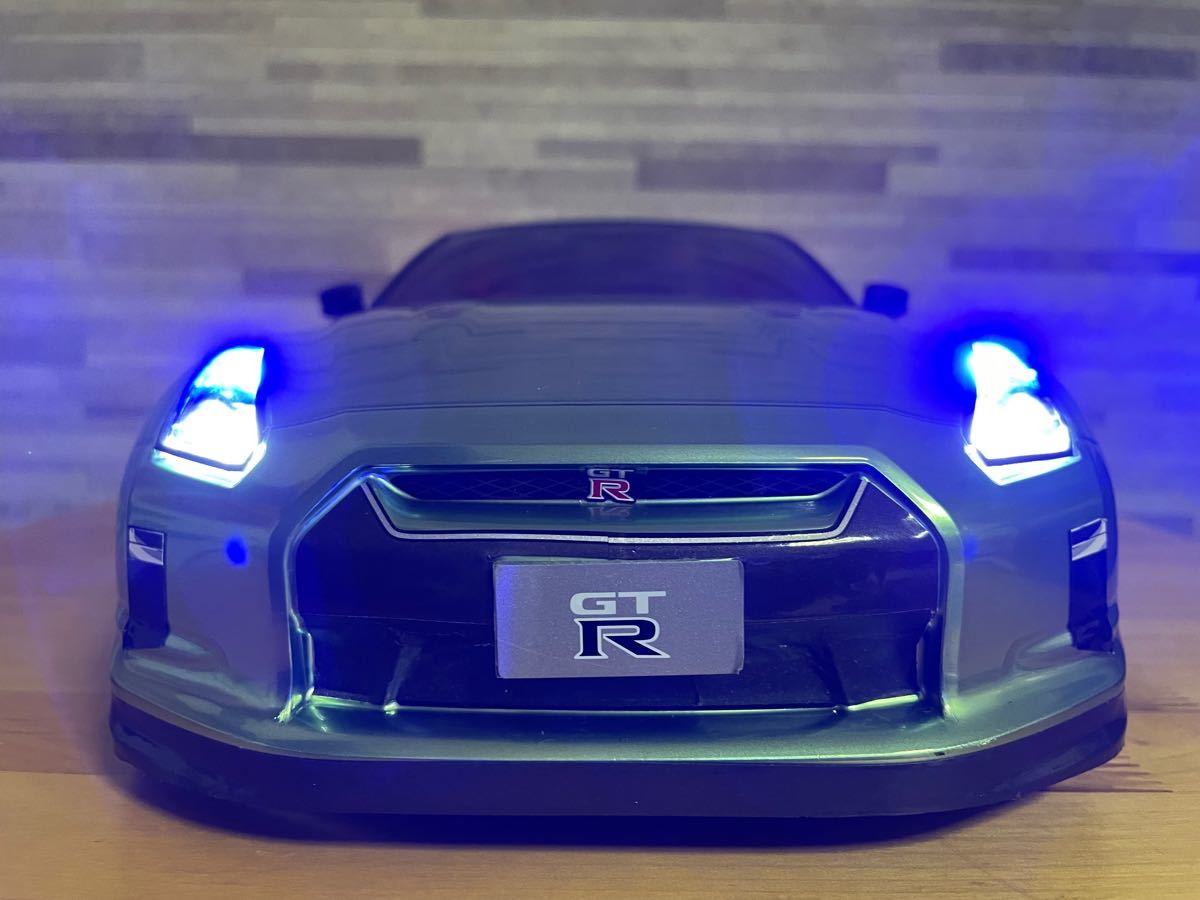 タミヤ 日産 GTR R35 1/10 ラジコン カー ボディ ミレニアムジェイド