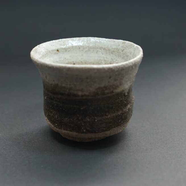 □唐津焼 丸田宗彦 唐津皮鯨ぐい呑 共箱、共布、栞揃い #ぐい呑み 丸田