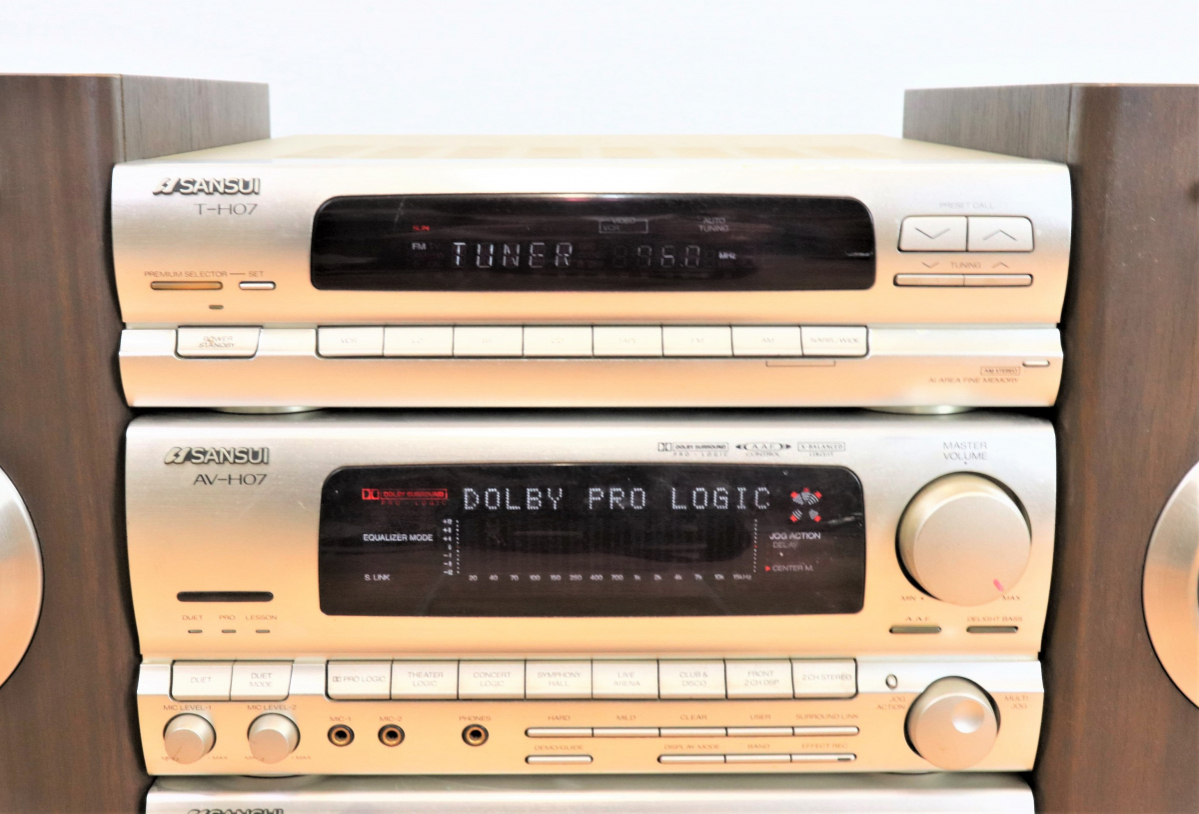Yahoo!オークション - SANSUI システムコンポ T-H07 / AV-H07 / CD-H07