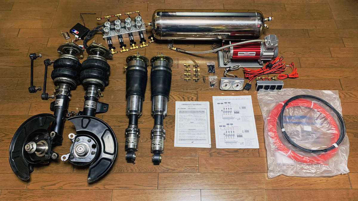 Yahoo!オークション - Y33 シーマ用 ACC 全長調整エアサス オンザグラ