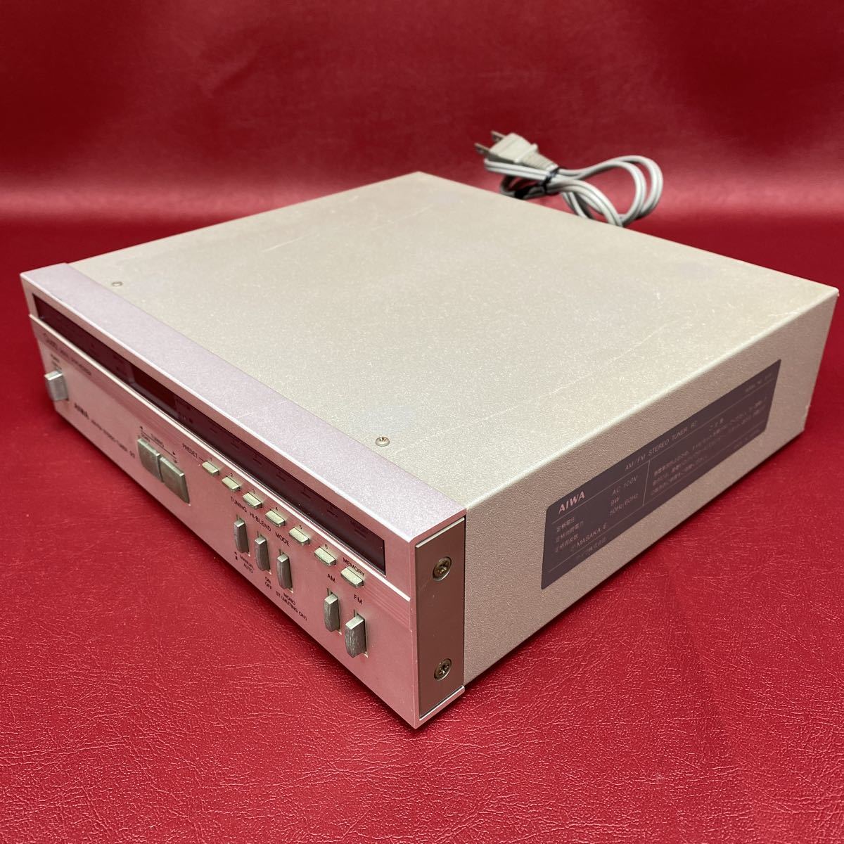 ◇通電確認済み◇AIWA アイワ R7 AM/FM ステレオチューナー item