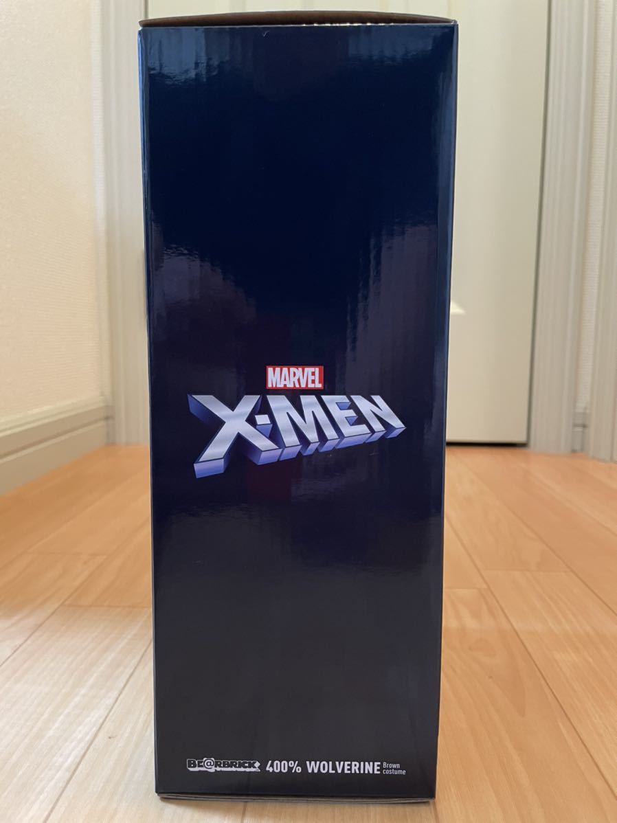 SP賞 400% MARVEL X-MEN Happyくじ BE@RBRICK ウルヴァリン(ブラウン