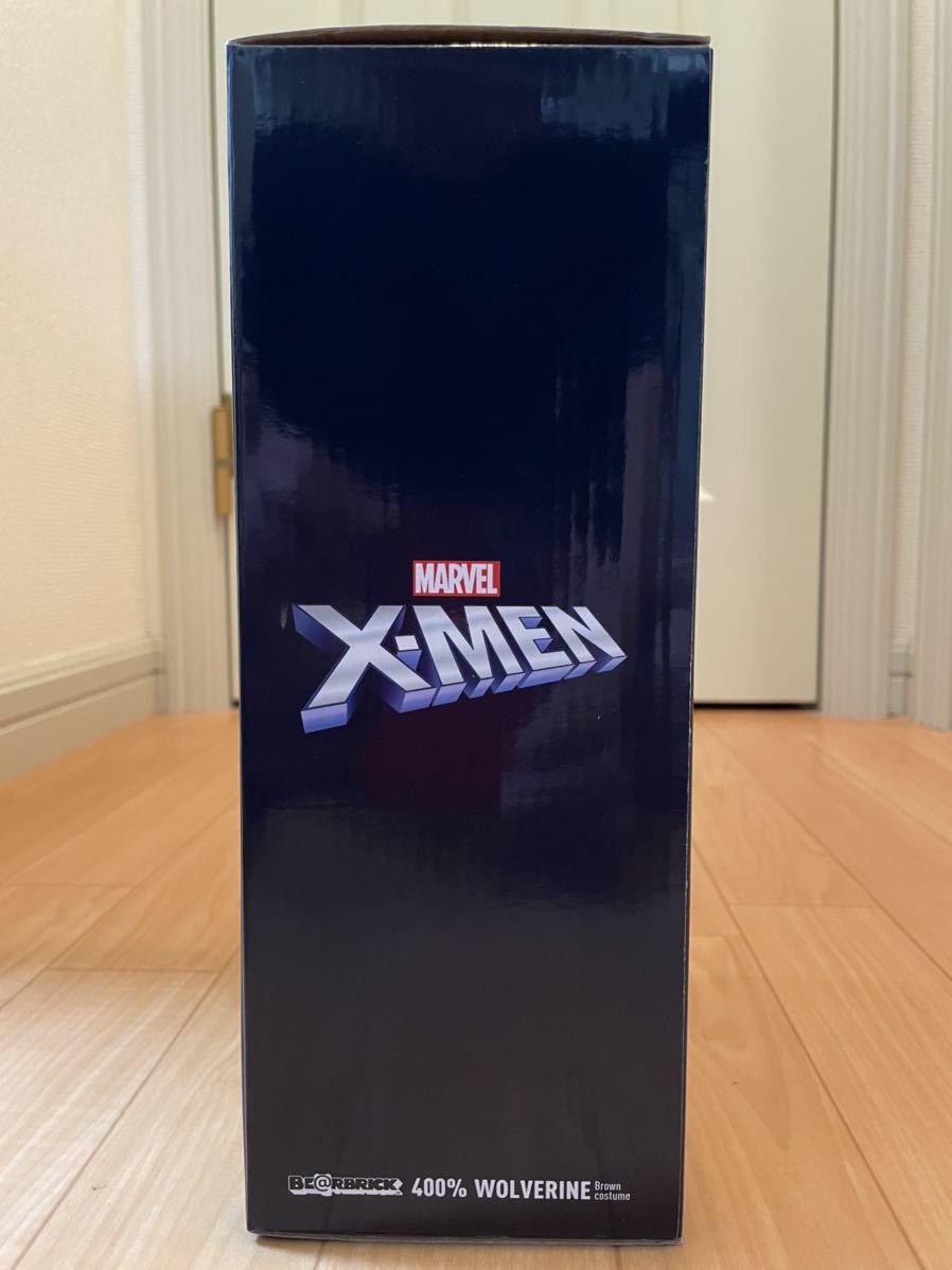 SP賞 400% MARVEL X-MEN Happyくじ BE@RBRICK ウルヴァリン(ブラウン
