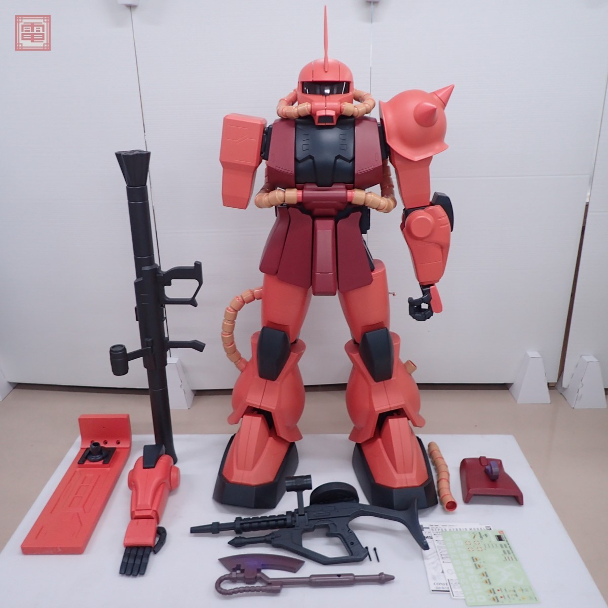 Yahoo!オークション - 組立済 バンダイ HY2M 1/12 MS-06S シャア専用ザ