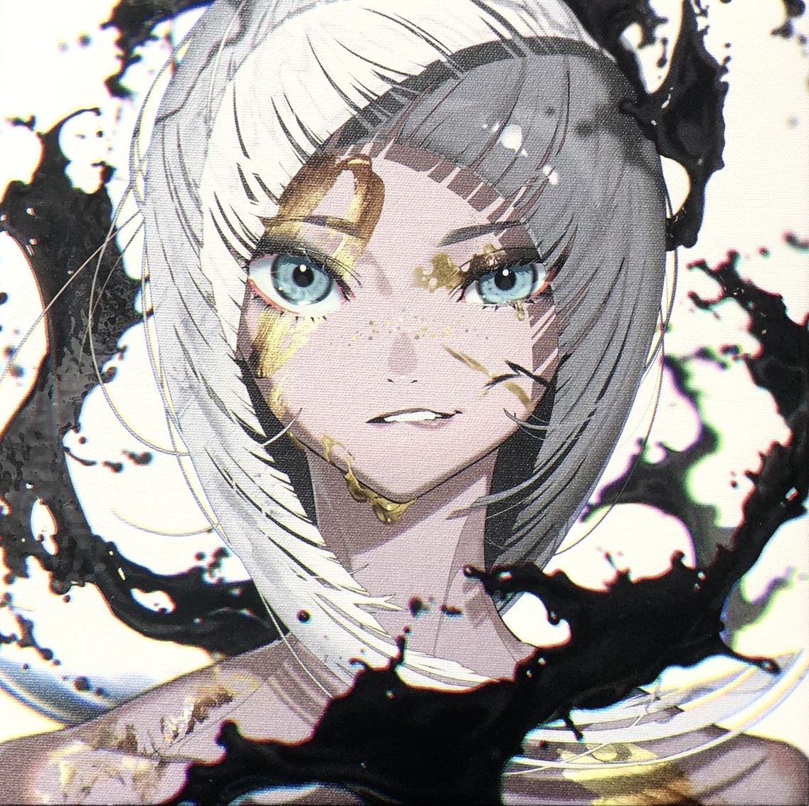 米山舞 EGO メインイラスト キャンバスアート EGO-Id 直筆サイン入り