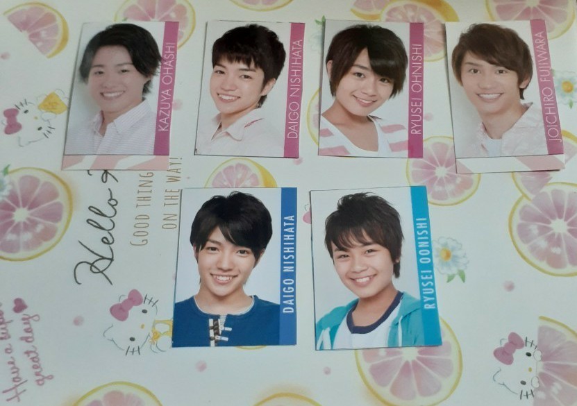 なにわ男子 デタカ データカード Myojo 西畑大吾 大西流星 藤原丈一郎