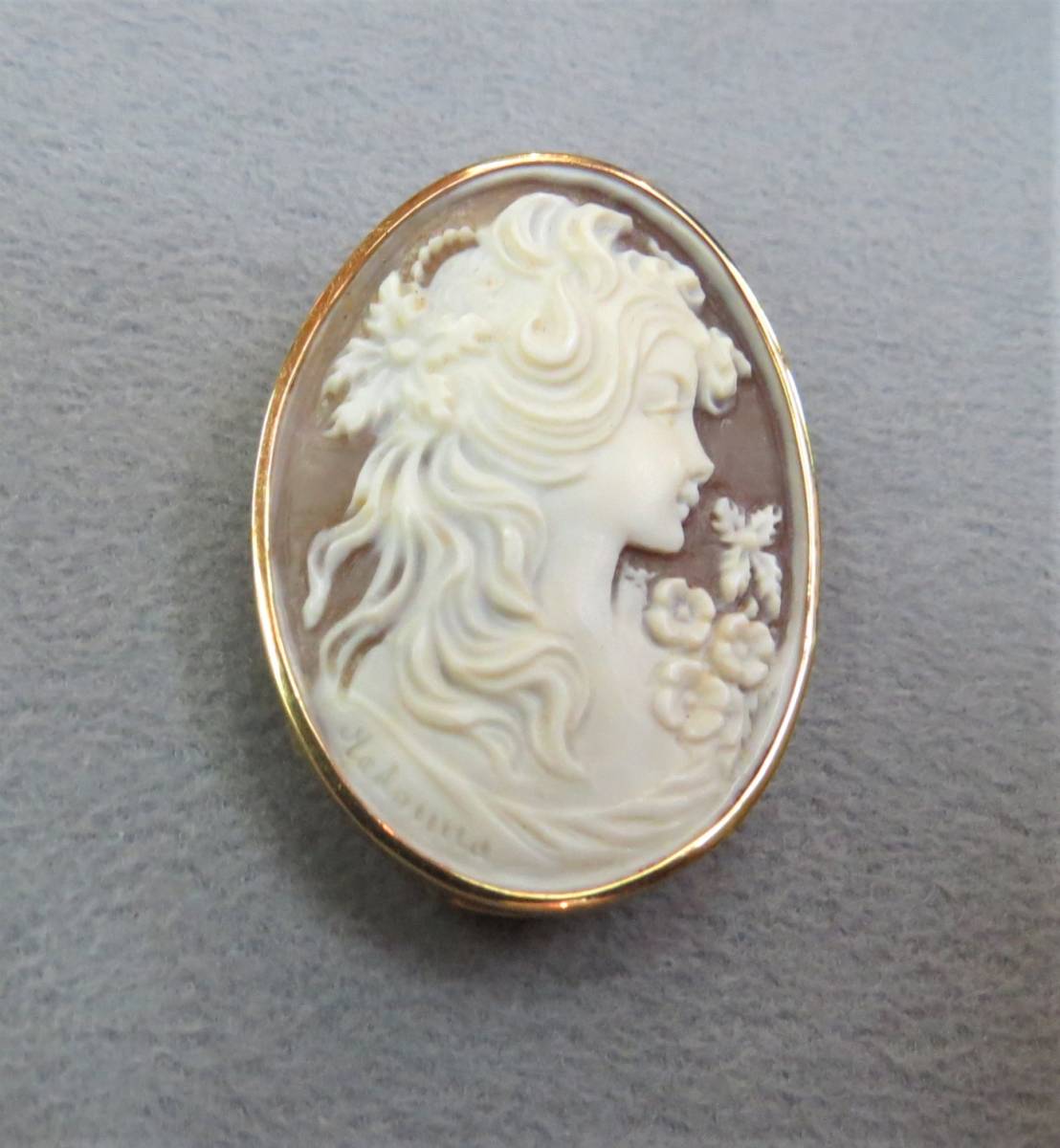 Yahoo!オークション - 上質【シェル・カメオ】K18・消費税・送料込