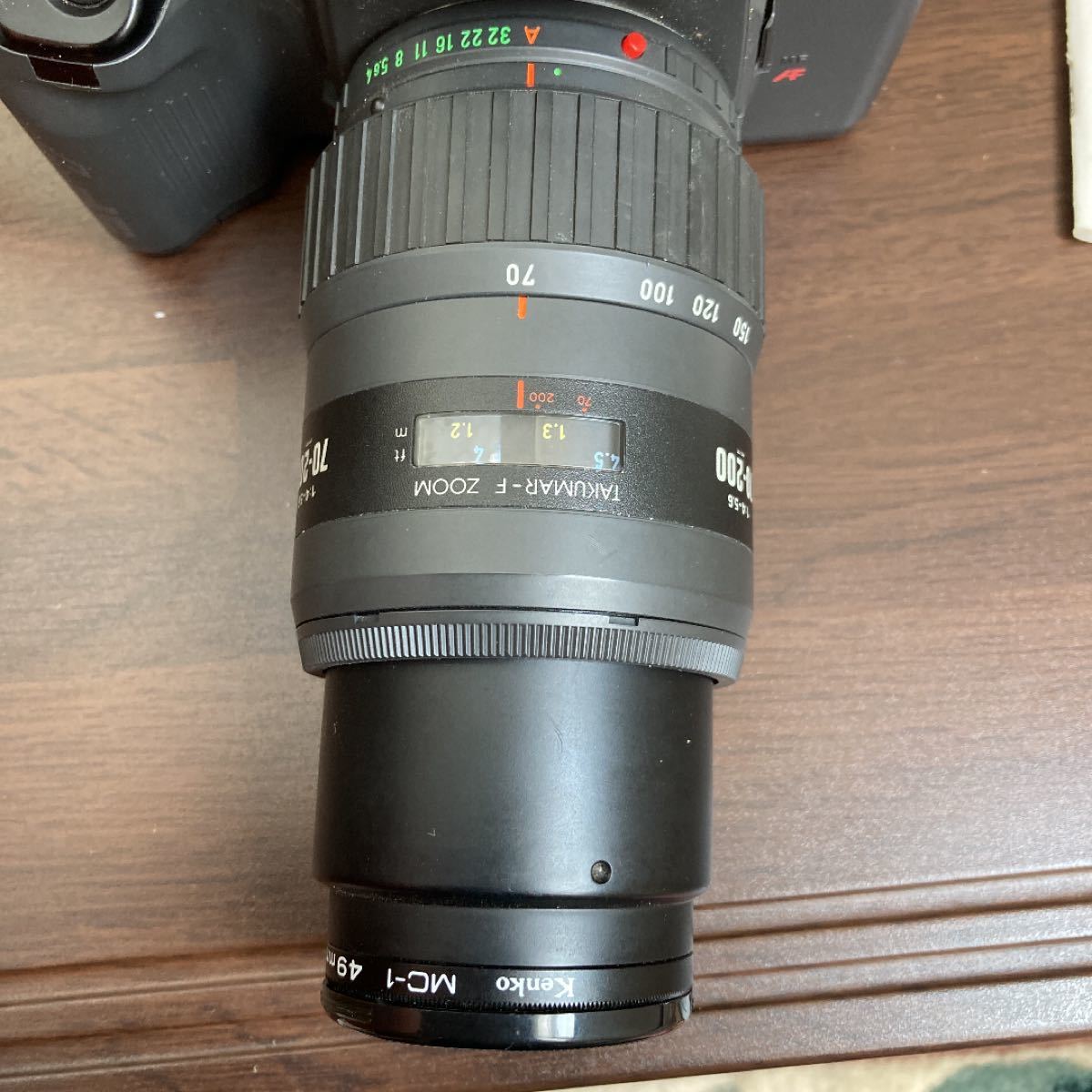 PENTAX SF7一眼レフカメラ望遠レンズ付きレトロ動作確認OK