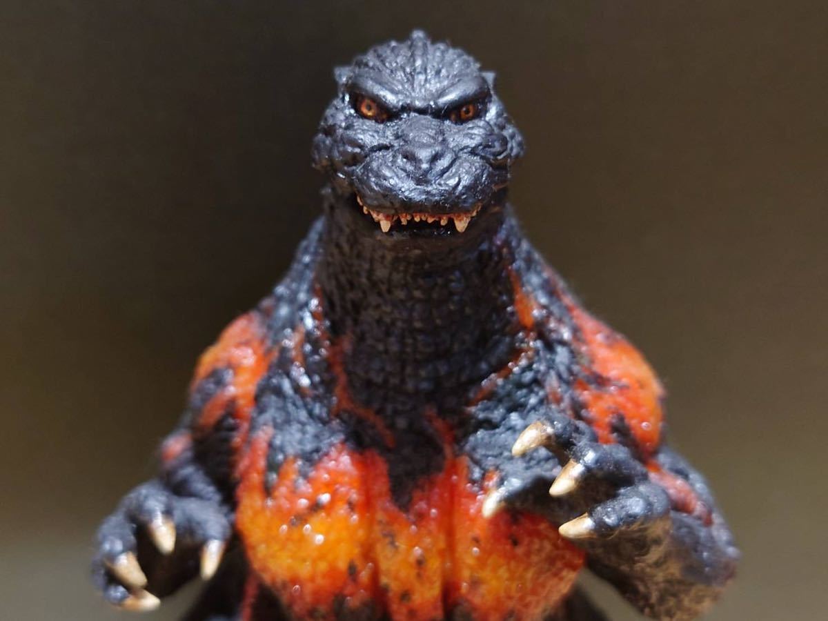 Yahoo!オークション - 海洋堂 20cmシリーズ ゴジラ1995 クリアオレンジ