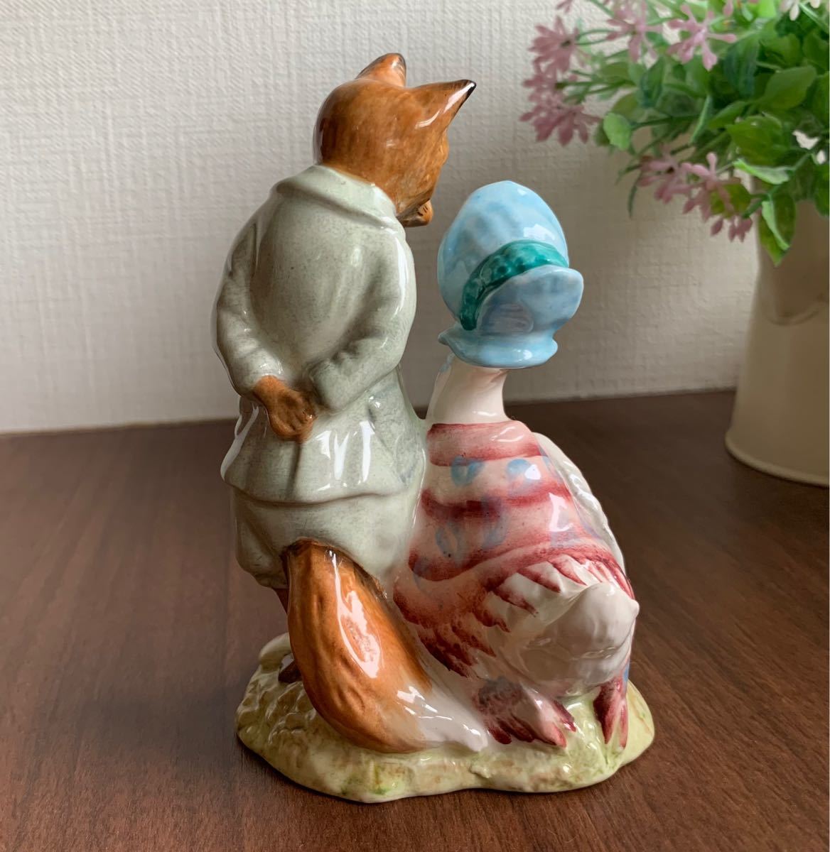 ピーターラビット ジマイマときつねの紳士 ロイヤルアルバート