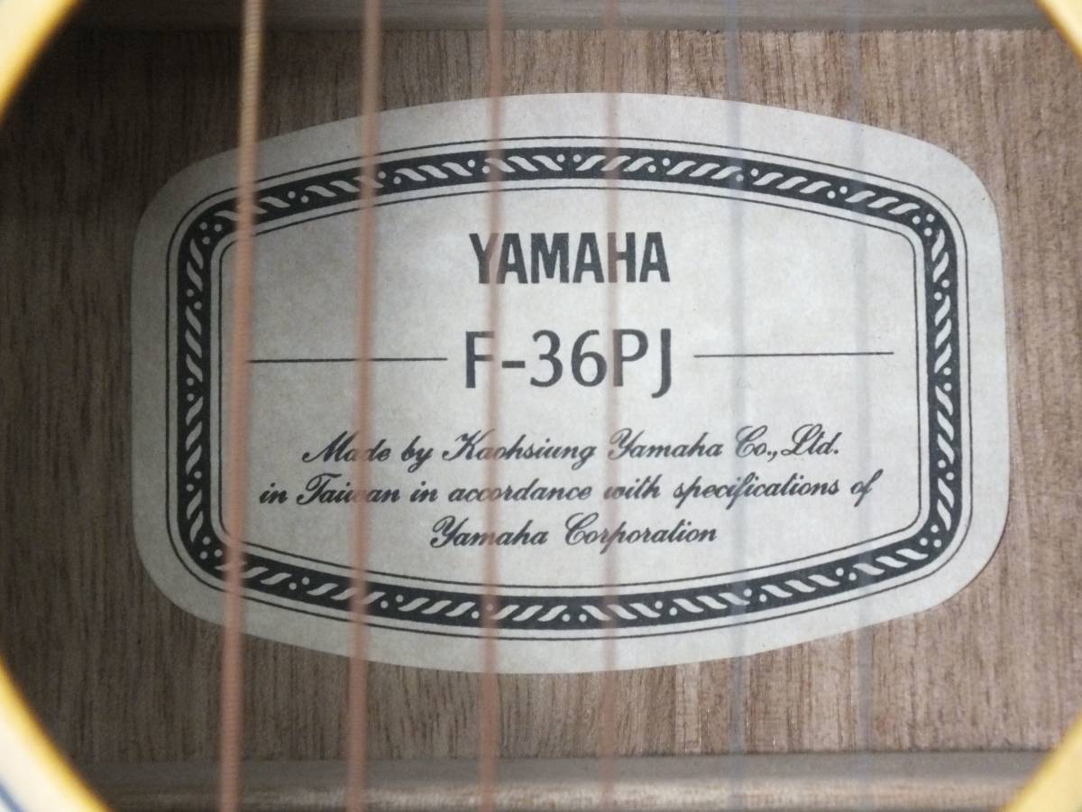 Yahoo!オークション - YAMAHA ヤマハ アコースティックギター F-36PJ
