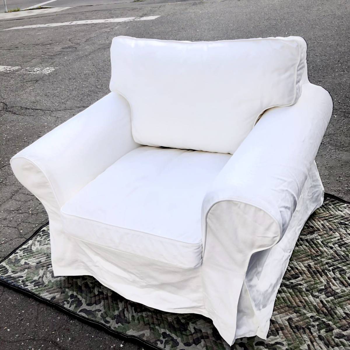 イケア エークトルプ EKTORP パーソナルチェア 一人掛けソファ 【公式