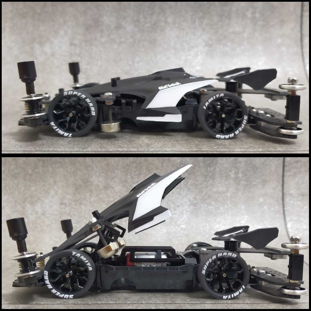 ミニ四駆 アバンテ MK3 アズール 完成品 MSフレキ フルカスタム