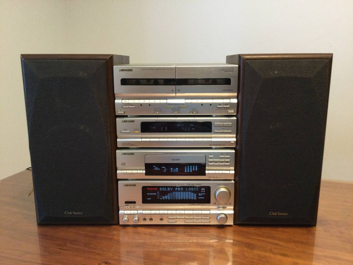 Yahoo!オークション - SANSUI AV-X77 CD-X77 T-X77 D-X77 スピーカーS-