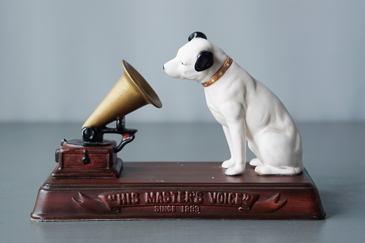 Yahoo!オークション - Victor ビクター犬 ニッパー 陶器製 蓄音機台座