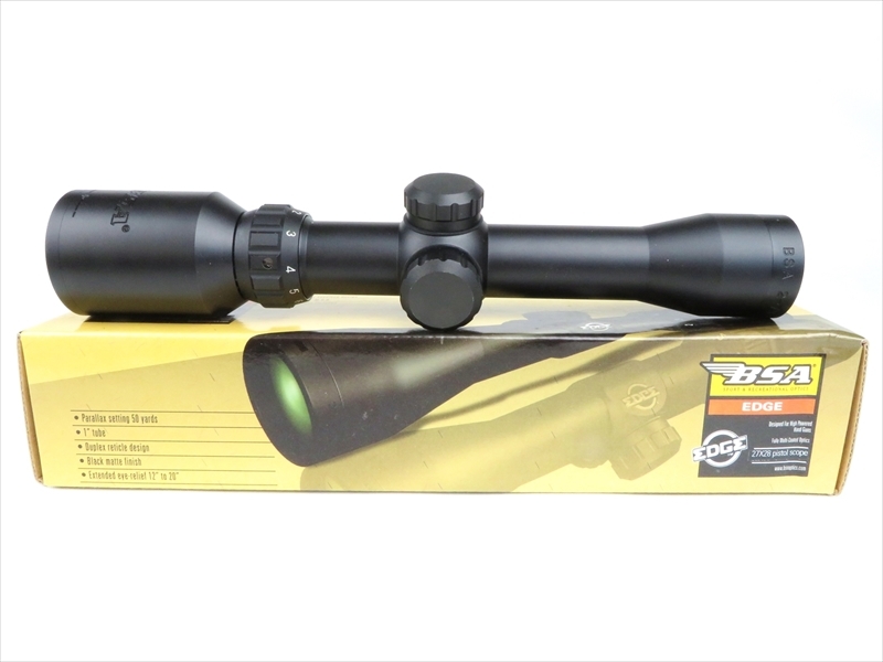 実物 BSA Edge 2-7×20 ピストルスコープ 実物 BSA ピストルスコープ