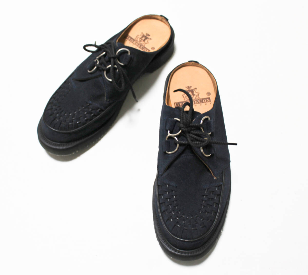 GEORGE COX ジョージコックス》新品 イングランド製 スエードレザー