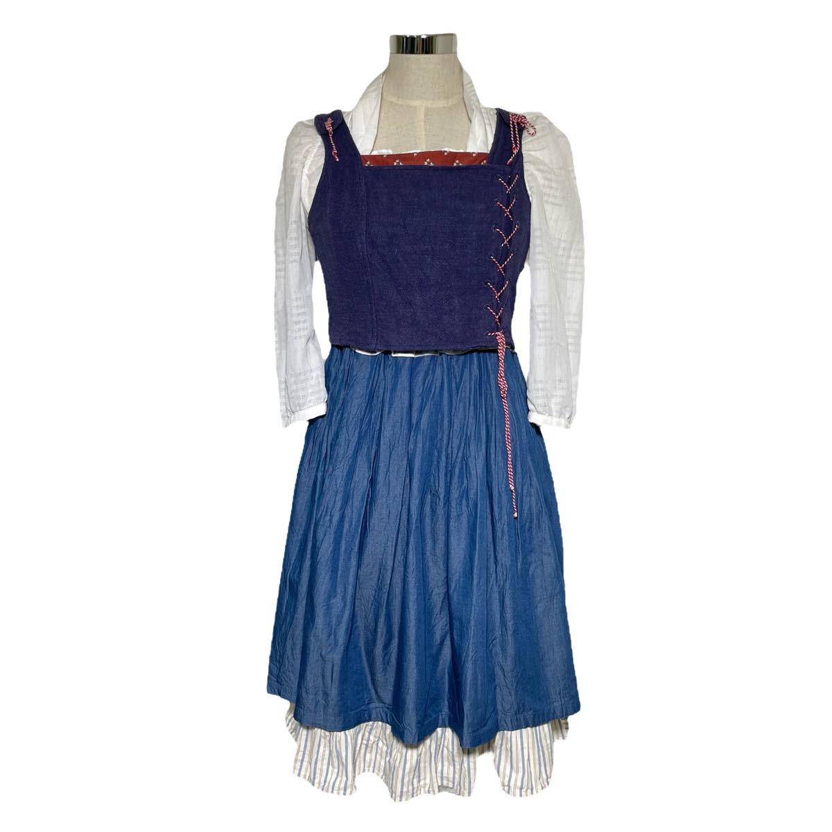 シークレットハニー 美女と野獣 町ベル 町娘 ワンピース ビスチェ 2点