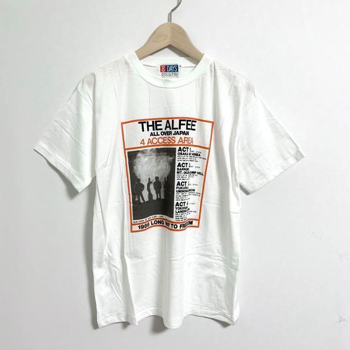 サイズM THE ALFEE 88年ライブTシャツ バンドTシャツ 坂崎幸之助 桜井