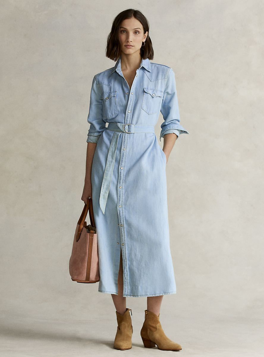 ラルフローレンデニムワンピース POLO ラルフローレン デニム