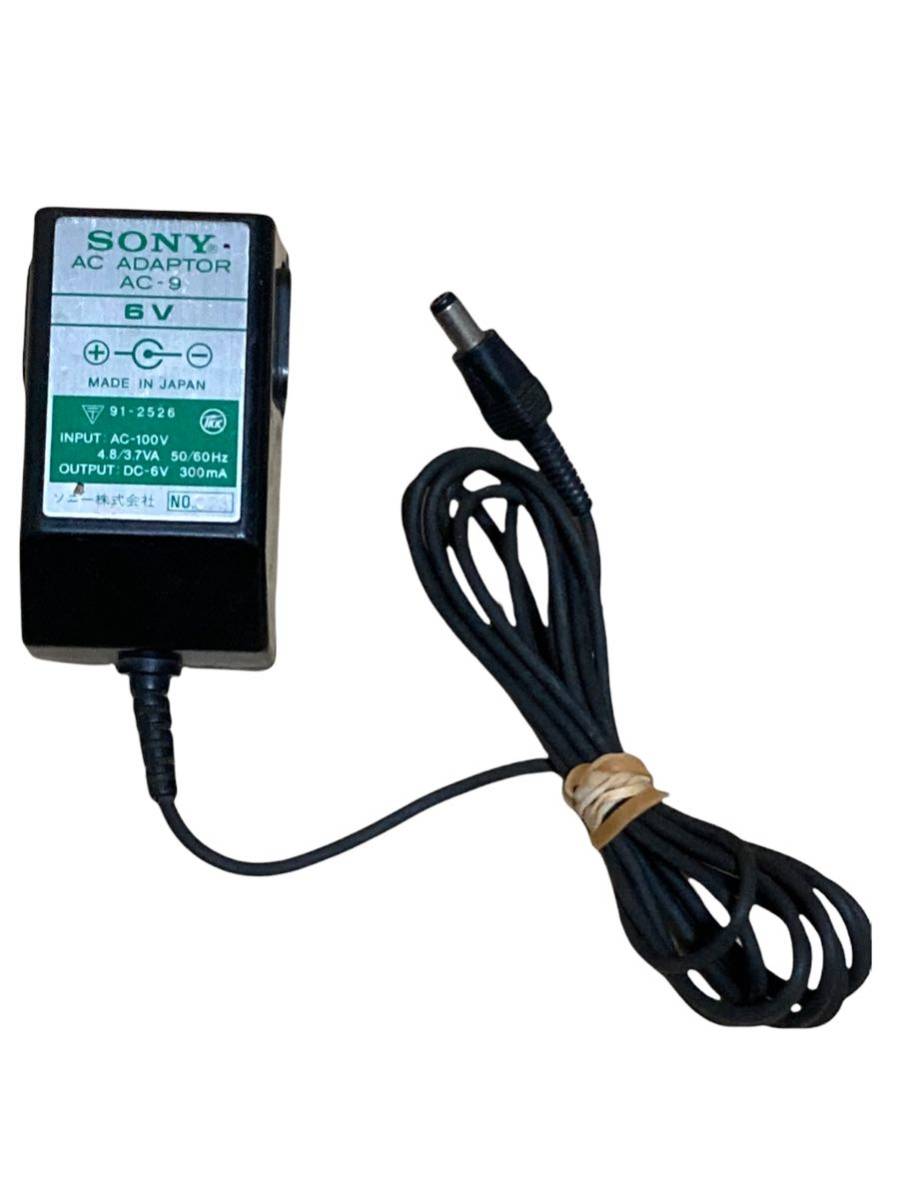 SONY ソニー ACアダプター AC-9 6V 300mA センターマイナス ICF-5800