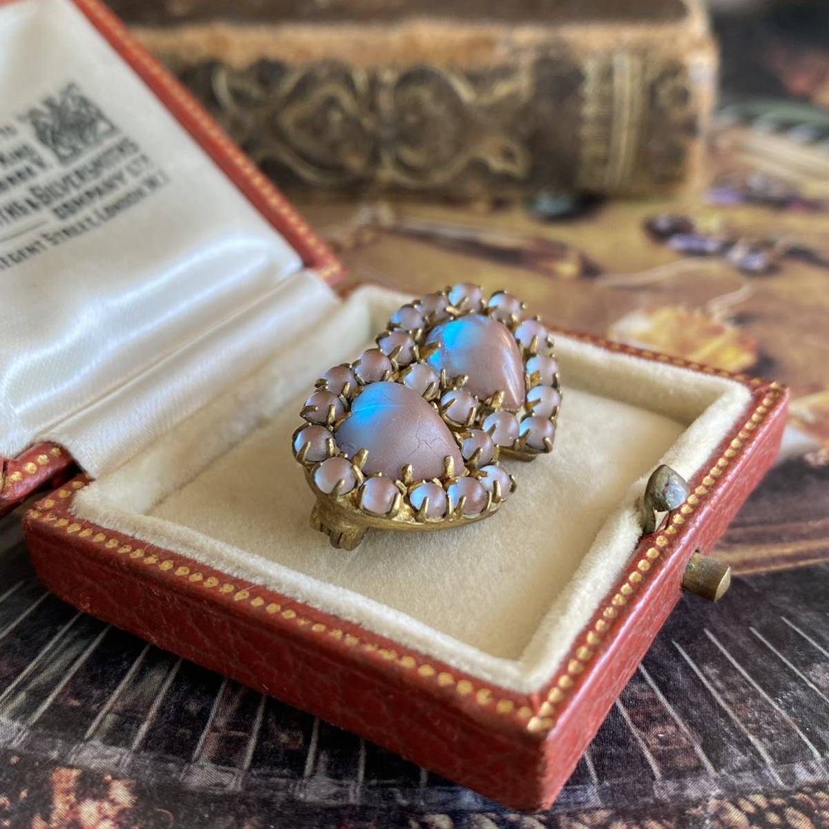 Yahoo!オークション - イギリス アンティーク サフィレット ダブルハー