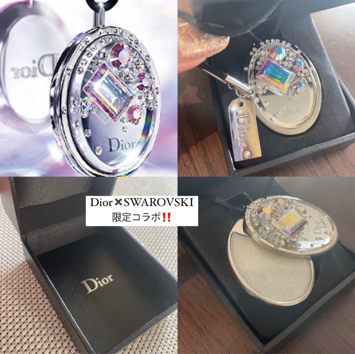 Dior ディオール swarovski スワロフスキー 限定 コラボ ネックレス
