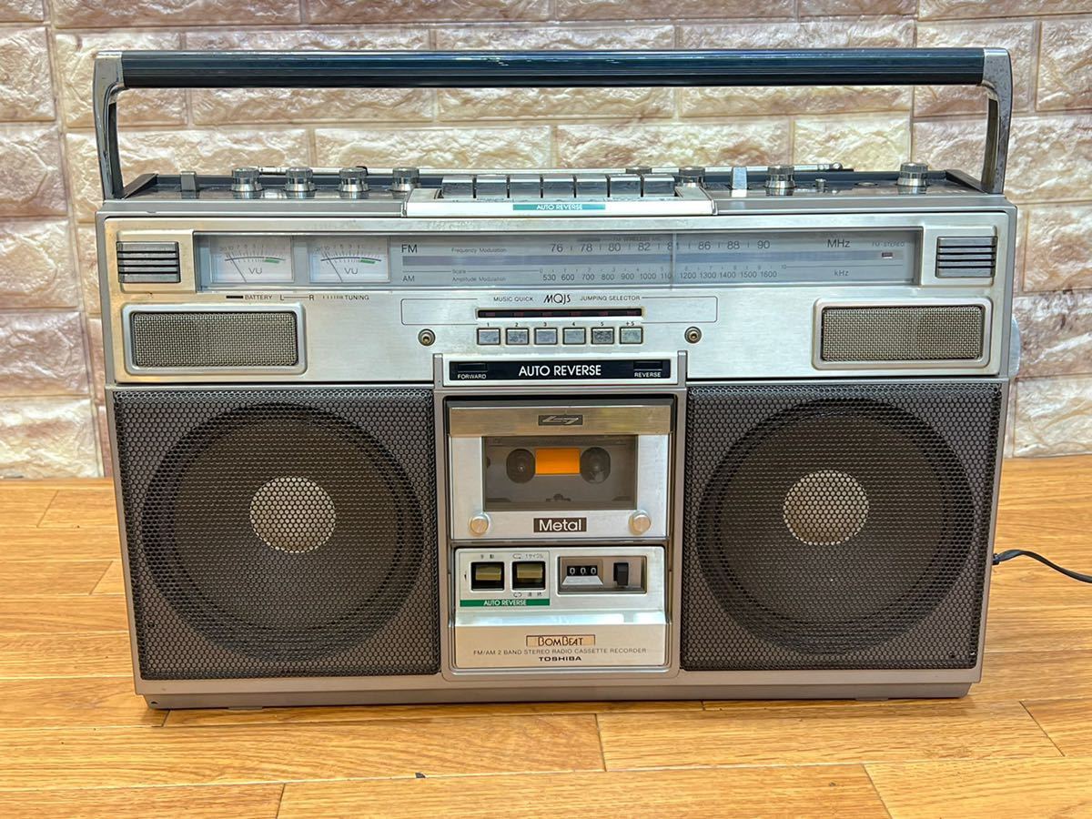 Yahoo!オークション - 東芝ラジカセ 昭和レトロ TOSHIBA RT-9100SM ス