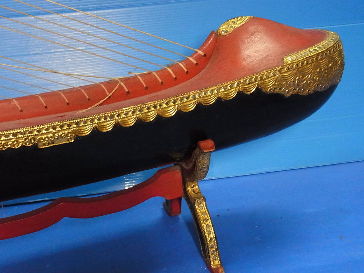 Yahoo!オークション - (W42) ビルマの竪琴 サウン・ガウ ミャンマー 琴