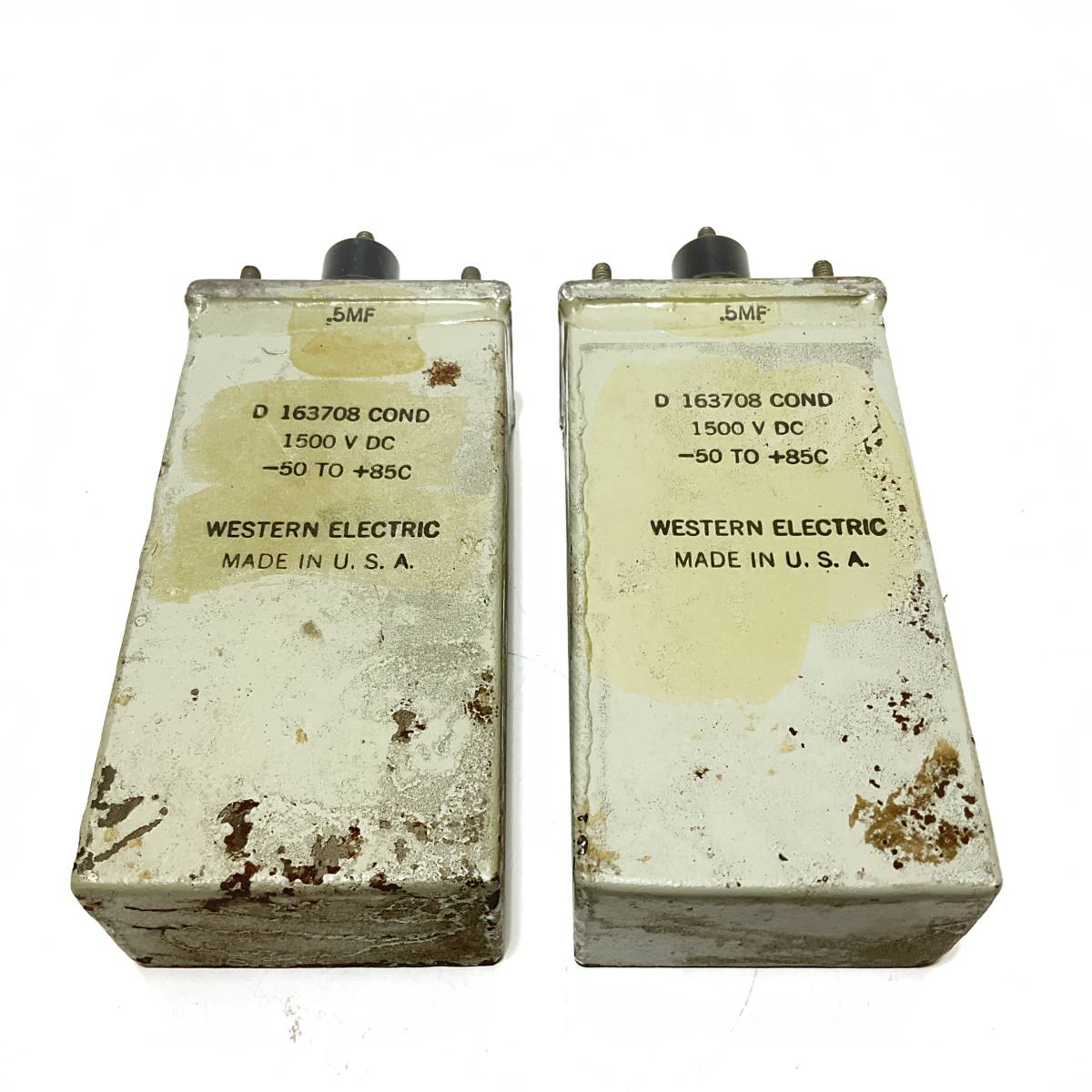 WESTERN ELECTRIC 137QA コンデンサー 中古品 2本 測定済 WESTERN