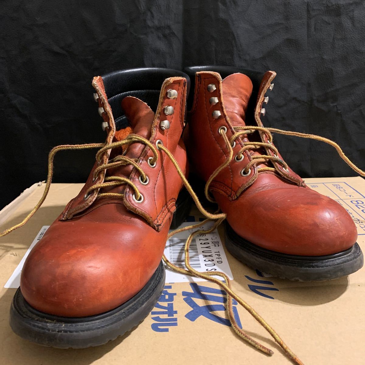 レッドウィング RED WING 希少 ANSI Z41 PT91モデル 羽タグ 美品 本革