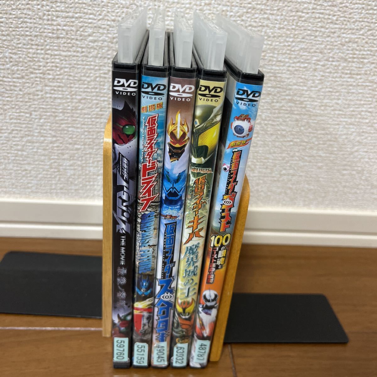 仮面ライダー 劇場版DVD 5枚セット レンタルアップ品｜Yahoo!フリマ