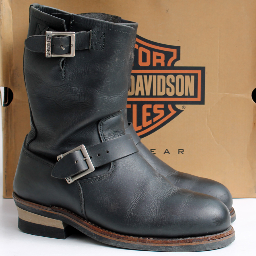 Yahoo!オークション - ハーレーダビッドソン エンジニアブーツ US8＝2