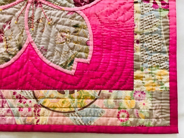 Yahoo!オークション - パッチワーク キルト さくら柄 桜 タペストリー