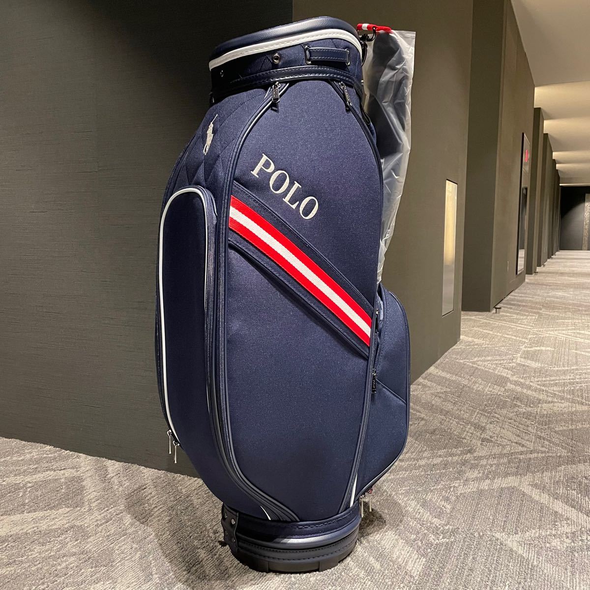 ラルフローレン キャディバッグ ポロベア ネイビー｜Yahoo!フリマ（旧