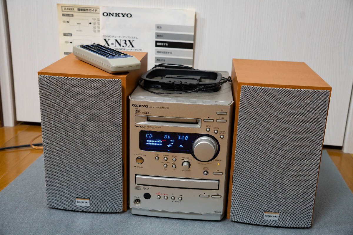 Yahoo!オークション - ONKYO オンキヨー FR-N3X CD/MDコンポ 再生確認