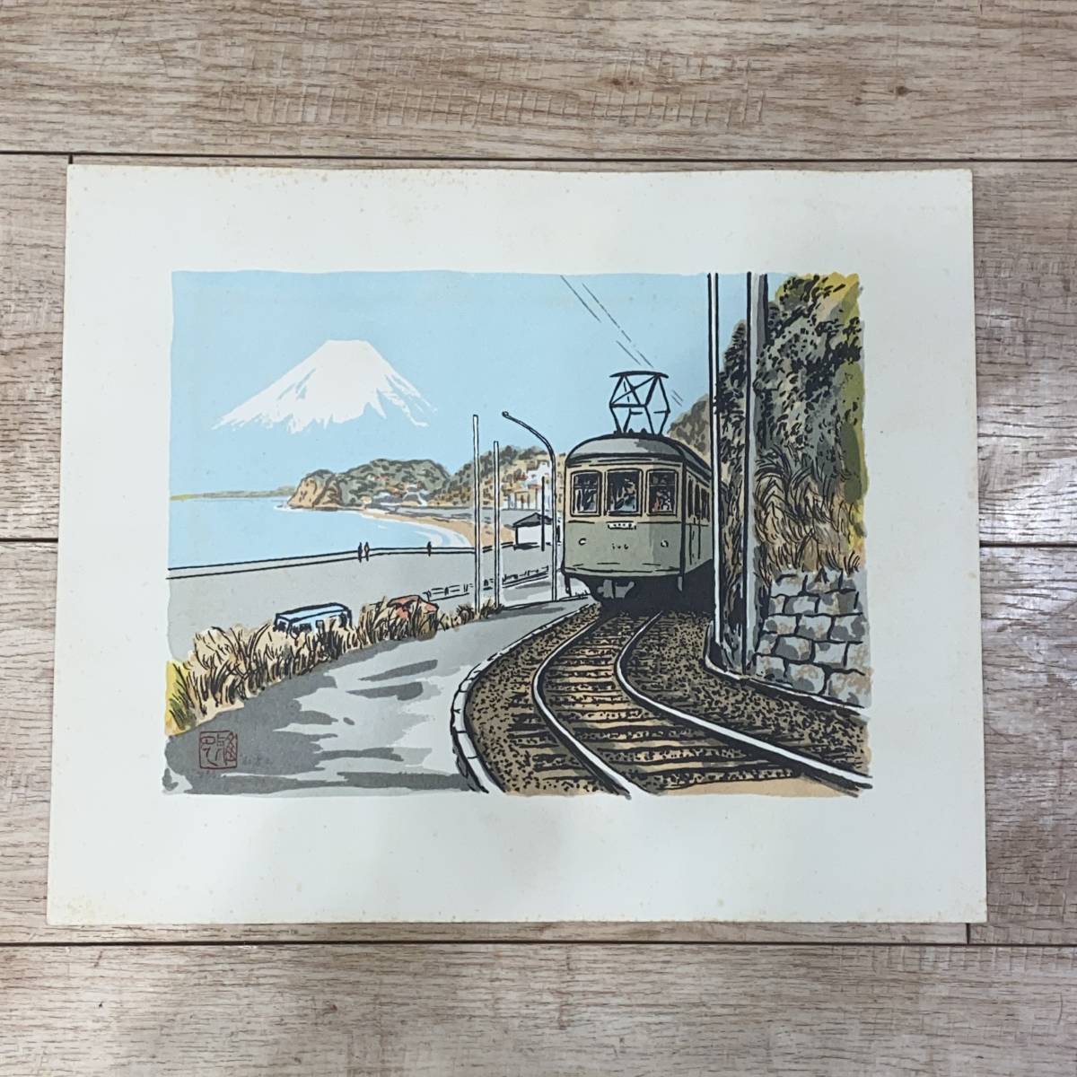 Yahoo!オークション - 田口雅巳 版画集 四季 江ノ電 春夏秋冬 風景画