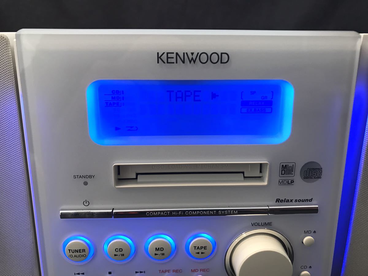 Yahoo!オークション - 【外観美品】KENWOOD RXD-SZ3MD CD/MD/テープ（