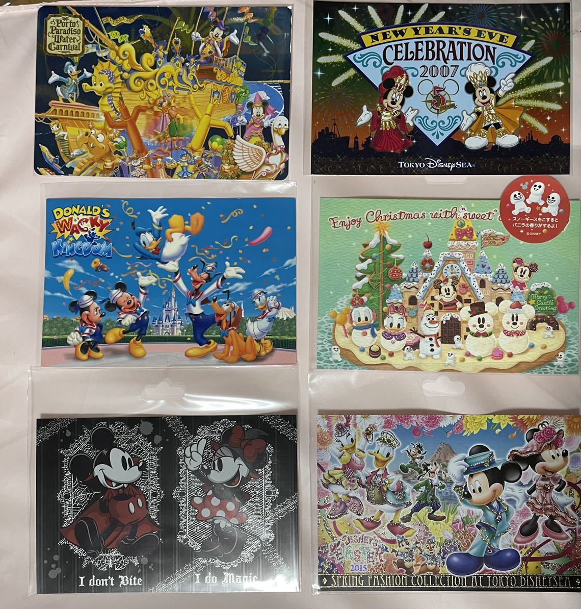 送料無料 ポストカード 18枚セット ミッキー/ミニー イベント