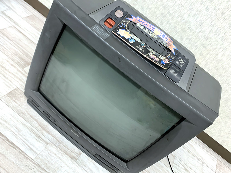 Yahoo!オークション - SHARP SF1 スーパーファミコン内蔵テレビ 21G-S